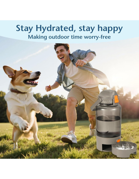 Botella de Agua para Perros Turchongeco 1.5L a Prueba de Fugas Botella de Agua para Perros Turchongeco 1.5L a Prueba de Fugas