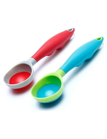 Cucharón de Helado Antiadherente Tellshun 2PCS PPR + Goma Cucharón de Helado Antiadherente Tellshun 2PCS PPR + Goma