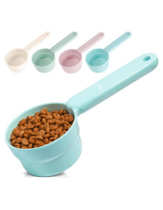 Cucharón de Alimento para Mascotas MSBC 1 Taza Azul
