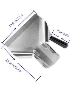 Cuchara de Palomitas de Acero Inoxidable Millie 23.9x19.6cm 2