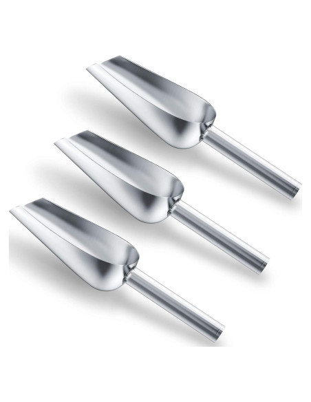 3 Cucharones de Acero Inoxidable Mudder 170g para Cocina 3 Cucharones de Acero Inoxidable Mudder 170g para Cocina