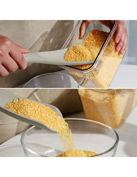 Cuchara de Cocina VOVOLY de Silicona 29 cm - 2 Paquetes Caqui Cuchara de Cocina VOVOLY de Silicona 29 cm - 2 Paquetes Caqui