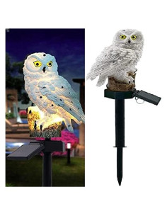 Luces Solares de Jardín TAOVEL Búho LED IP65 45cm