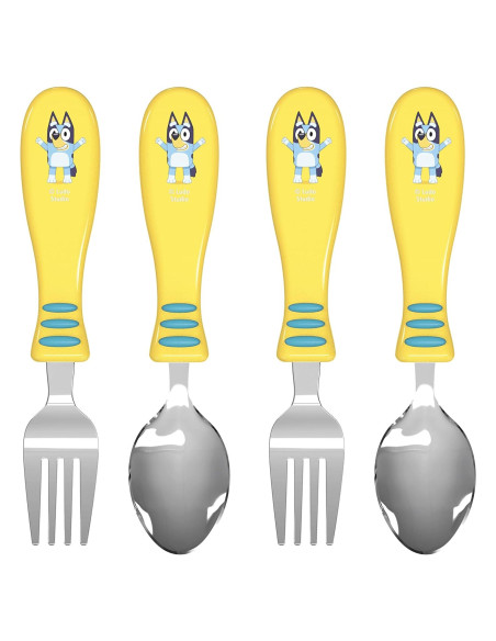 Juego de Utensilios para Niños Zak Designs Bluey 4 Piezas Juego de Utensilios para Niños Zak Designs Bluey 4 Piezas