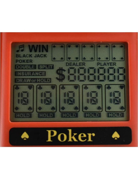 Juego de Póker Electrónico de Mano 7 en 1 LIKE G880 Juego de Póker Electrónico de Mano 7 en 1 LIKE G880