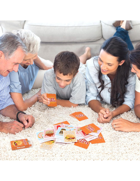 Juego de Cartas Timenued Slap Jack y Guerra para Niños 4-8 Años Juego de Cartas Timenued Slap Jack y Guerra para Niños 4-8 Años