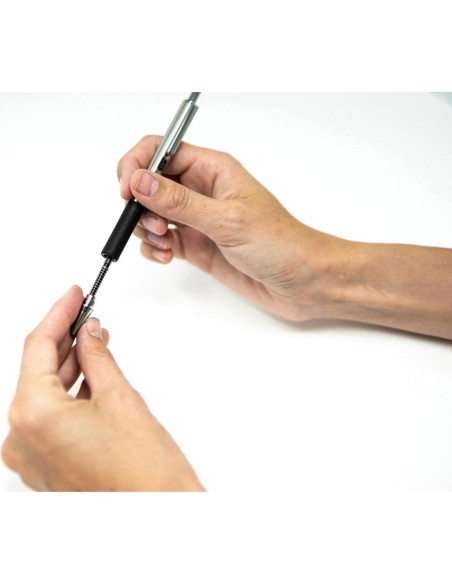 Bolígrafo Retráctil Zebra Pen F-402, Acero Inoxidable, 0.7mm Bolígrafo Retráctil Zebra Pen F-402, Acero Inoxidable, 0.7mm