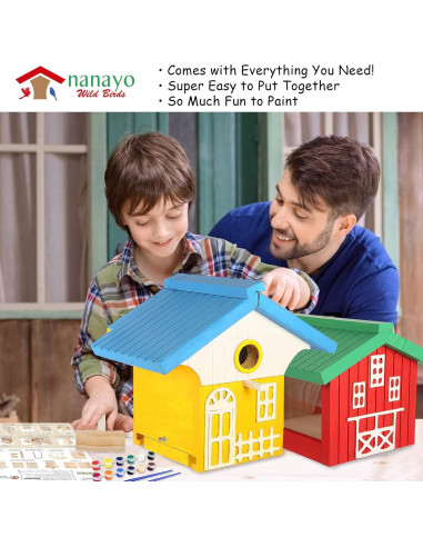 Kit de Casa para Pájaros DIY nanayo - Manualidades para Niños