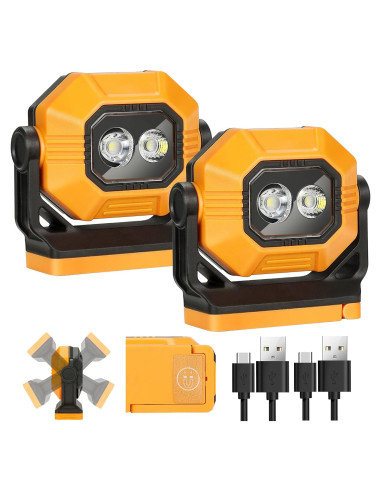 Luz de trabajo LED recargable LightingTree 1500LM 2PCS