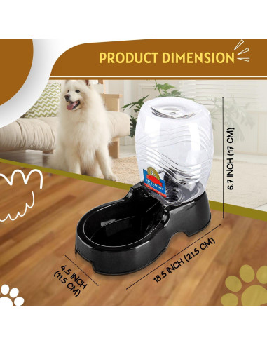 Dispensador de Agua Automático Flexzion para Mascotas 900ml