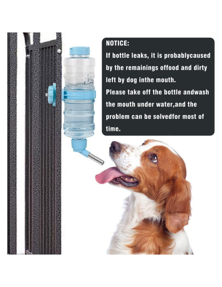 Botella de Agua para Perros y Gatos LTSGORY 946ml Libre de BPA Botella de Agua para Perros y Gatos LTSGORY 946ml Libre de BPA