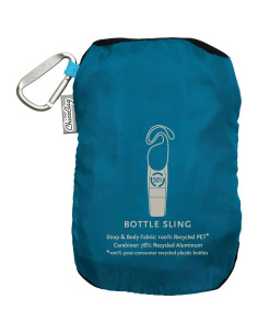 Funda para Botella de Agua ChicoBag rePETe Ecológica Aguamarina 2
