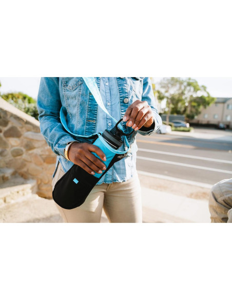 Funda para Botella de Agua ChicoBag rePETe Ecológica Aguamarina Funda para Botella de Agua ChicoBag rePETe Ecológica Aguamarina
