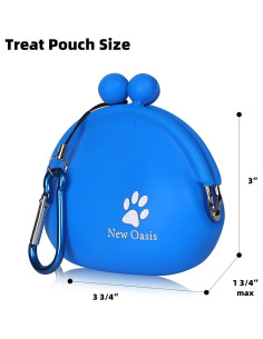 Bolsa de Golosinas para Perros Nuevo Oasis 10oz Silicona Reutilizable 2