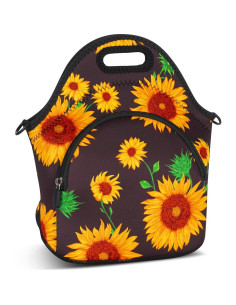Bolsa de Almuerzo Térmica Neopreno Violet Mist Girasol 29x14cm 2
