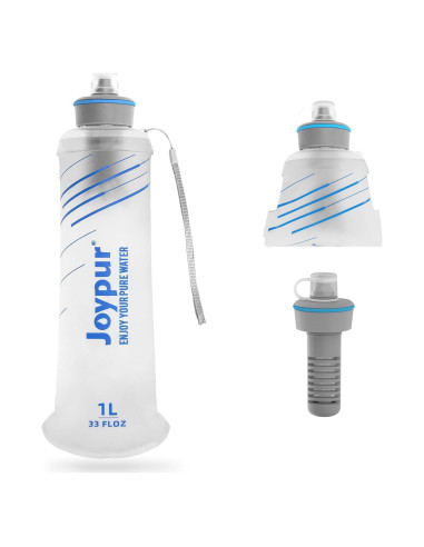 Botella de Agua Plegable Joypur 1L con Filtro NSF/FDA