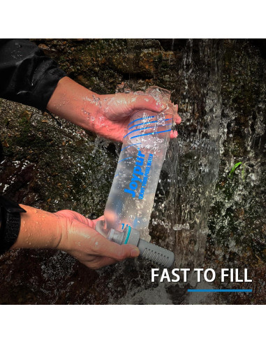 Botella de Agua Plegable Joypur 1L con Filtro NSF/FDA