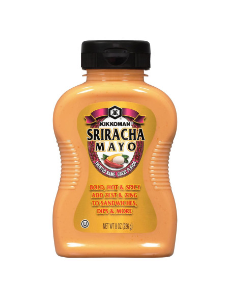 Kikkoman Sriracha Mayo 240g - Salsa Picante para Sándwiches Kikkoman Sriracha Mayo 240g - Salsa Picante para Sándwiches