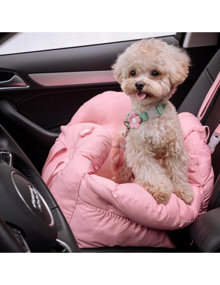 Asiento de Coche para Perros VETRESKA Rosa 48x48 cm Asiento de Coche para Perros VETRESKA Rosa 48x48 cm