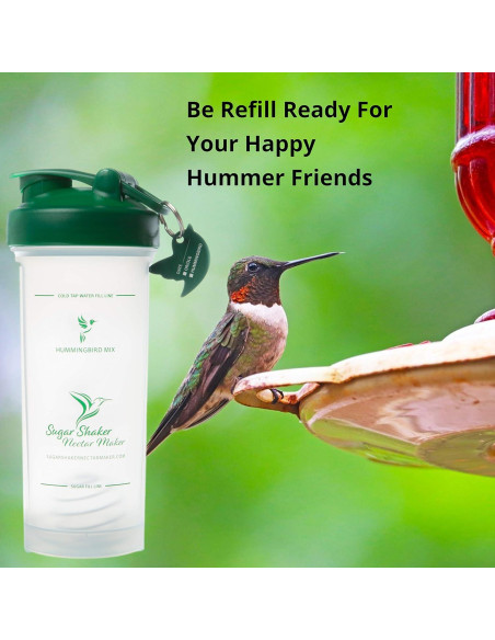Botella Mezcladora de Néctar para Colibrí The Best Nest 113g Botella Mezcladora de Néctar para Colibrí The Best Nest 113g