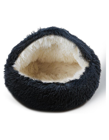Cama para Gatos y Perros Pequeños BELEEWILWON 61x61cm Gris