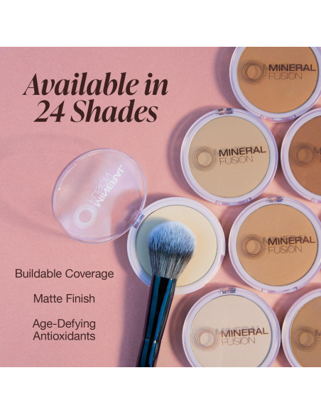 Base en Polvo Compacto Mineral Fusion Cool 1 - Piel Clara Base en Polvo Compacto Mineral Fusion Cool 1 - Piel Clara