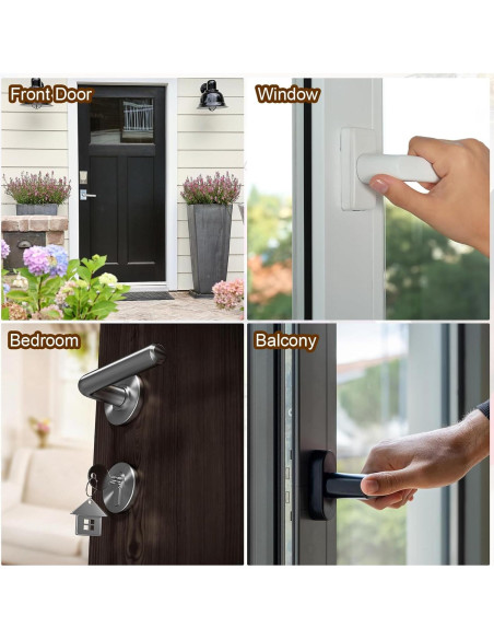 Cubiertas de Manijas de Puerta uxcell - 10 Pcs Espuma NBR Cubiertas de Manijas de Puerta uxcell - 10 Pcs Espuma NBR
