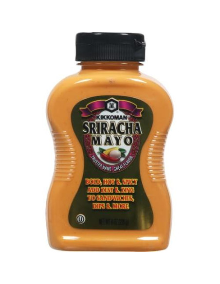 Kikkoman Sriracha Mayo 240g - Salsa Picante para Sándwiches Kikkoman Sriracha Mayo 240g - Salsa Picante para Sándwiches