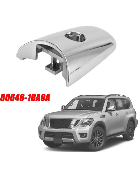 Cubierta de Manija de Puerta Nissan Armada 2017-2020 Cromo Cubierta de Manija de Puerta Nissan Armada 2017-2020 Cromo