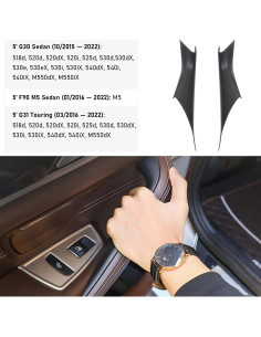 Cubiertas de Manijas de Puerta Jaronx para BMW Serie 5 G30 G31 2017-2022 2