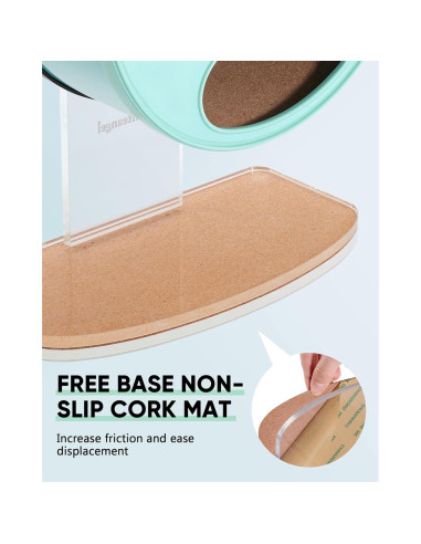 Rueda de Ejercicio Silenciosa Niteangel 27.4x27.9 cm para Hámsters