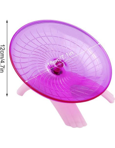 Rueda de Ejercicio para Hámster Litewood 18cm Rosa Silenciosa 2