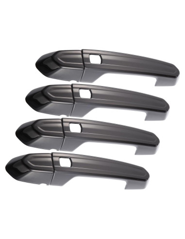 Cubiertas de Manija de Puerta Cadillac CTS 2013-2019 ABS Negro Brillante (Juego de 4)