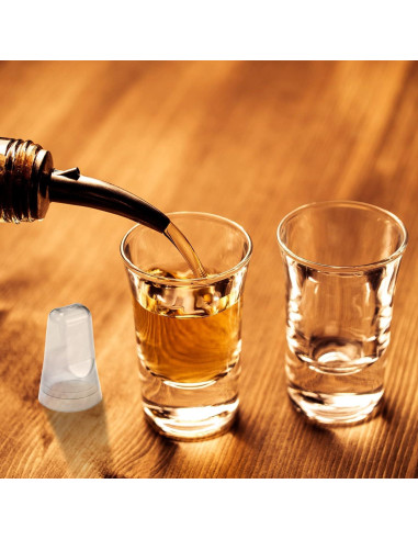 80 Tapas de Botellas de Licor Chengu - Cubiertas Transparentes