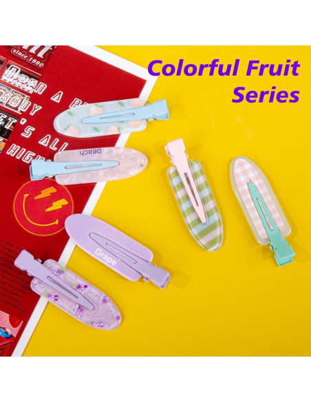 Clips para el Cabello Magicsky 12PCS Sin Pliegues 7.1cm Clips para el Cabello Magicsky 12PCS Sin Pliegues 7.1cm