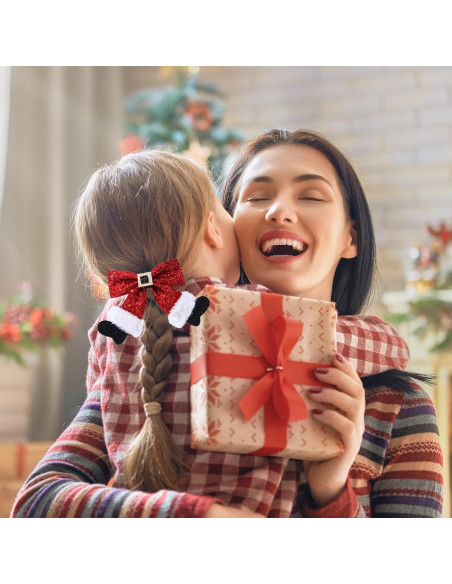 Clip de Cabello Navideño Beleki Rojo con Lentejuelas Clip de Cabello Navideño Beleki Rojo con Lentejuelas