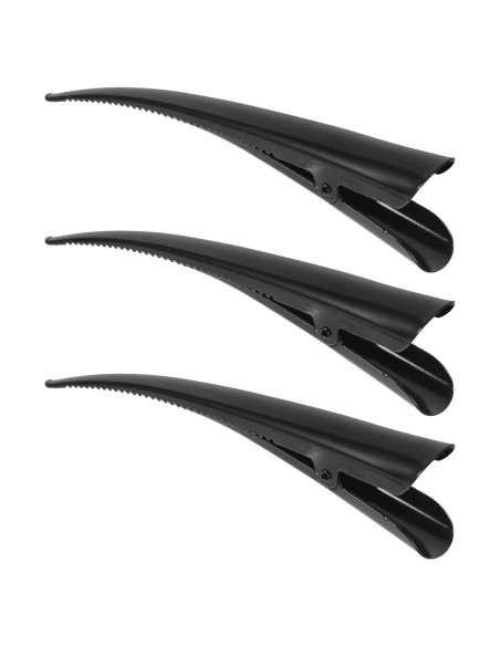 3 Clips de Pelo de Cocodrilo LALAFINA 12.95 cm Antideslizantes 3 Clips de Pelo de Cocodrilo LALAFINA 12.95 cm Antideslizantes