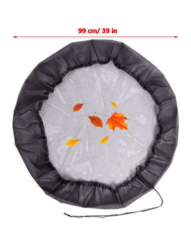 Funda de Malla para Barril de Lluvia Poweka 99 cm 4 Piezas