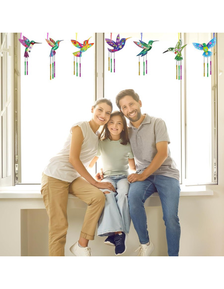Kit de Campana de Viento Colibrí Fennoral para Niños 27 Piezas Kit de Campana de Viento Colibrí Fennoral para Niños 27 Piezas
