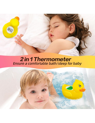 Termómetro de baño digital Pircaath pato para bebés