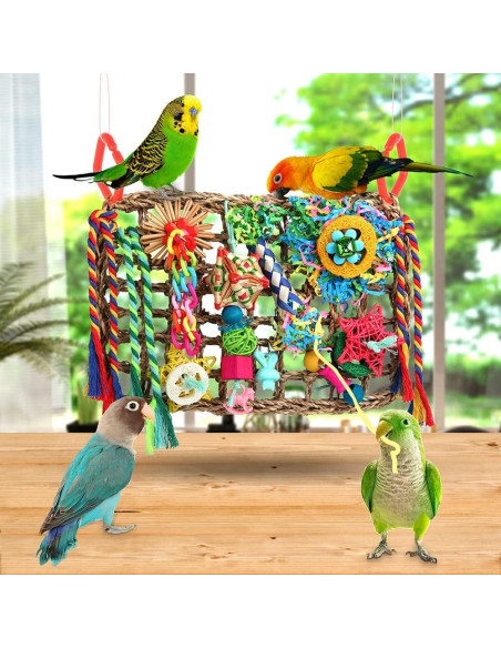 Juguetes para Aves YIXUND Pared de Forrajeo 30x20 cm Juguetes para Aves YIXUND Pared de Forrajeo 30x20 cm