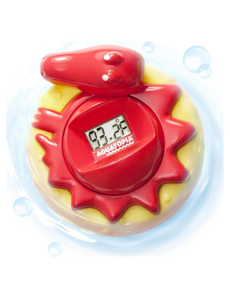 Termómetro de Baño para Bebés Aquatopia Charlie Cocodrilo Rojo Termómetro de Baño para Bebés Aquatopia Charlie Cocodrilo Rojo