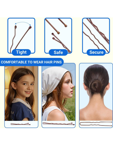 Conjunto de Accesorios para el Cabello TsMADDTs - Redes y Horquillas