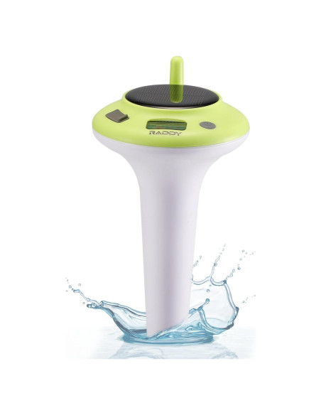 Termómetro de piscina solar Raddy PT-5 LCD impermeable Termómetro de piscina solar Raddy PT-5 LCD impermeable