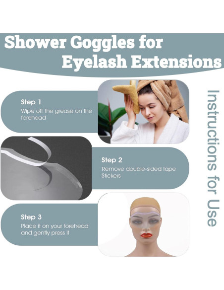 50 Protectores Faciales Desechables QIOOLEEO para Ducha 50 Protectores Faciales Desechables QIOOLEEO para Ducha