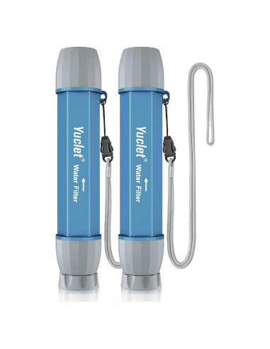 Filtro de Agua Yuclet Paquete de 2 Purificadores Portátiles