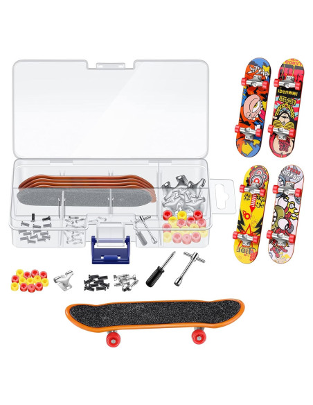 Kit DIY Mini Patineta de Dedo Charniol - 5 Tablas y Accesorios Kit DIY Mini Patineta de Dedo Charniol - 5 Tablas y Accesorios