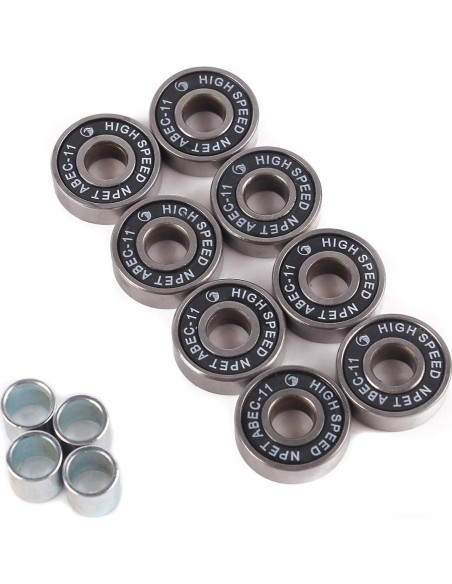 Conjunto de Patineta NPET 52mm con Rodamientos ABEC-11 Conjunto de Patineta NPET 52mm con Rodamientos ABEC-11