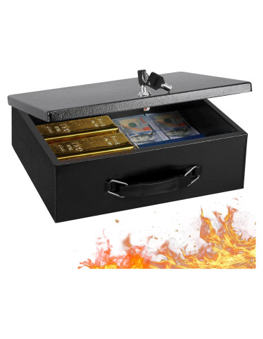 Caja de Documentos KYODOLED a Prueba de Fuego 32.77x27.18cm