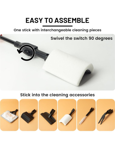 Kit de Limpieza de Acuario Amviner 7 en 1 con Mango Extensible